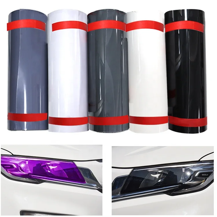 2025 0,3 * 15 m Smartcool Photochrome Scheinwerfer Automobil Rücklicht Led Lampe Film Auto Wrap Scheinwerfer Film