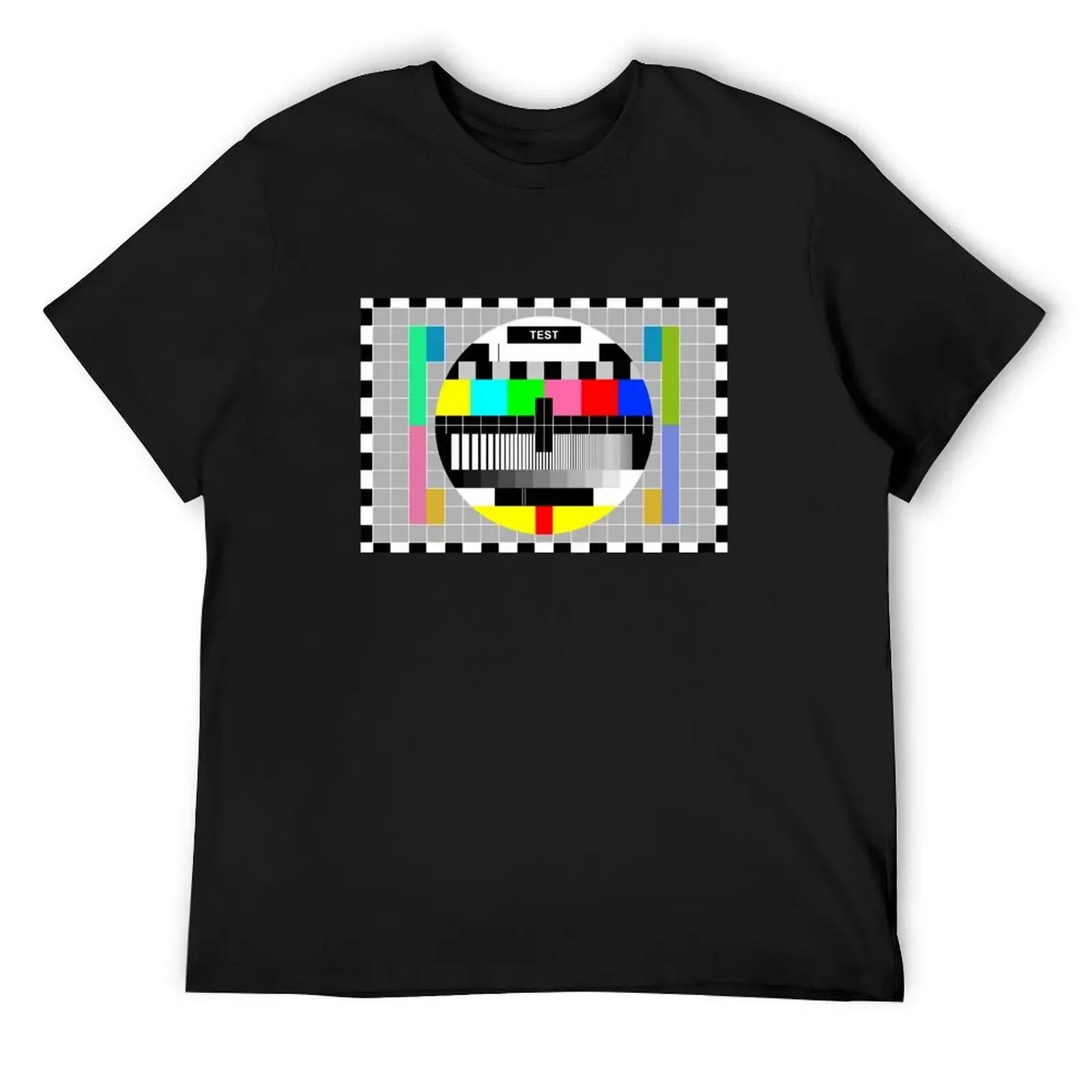 Television Test Pattern T-Shirt blacks essential t shirt designer t shirt men