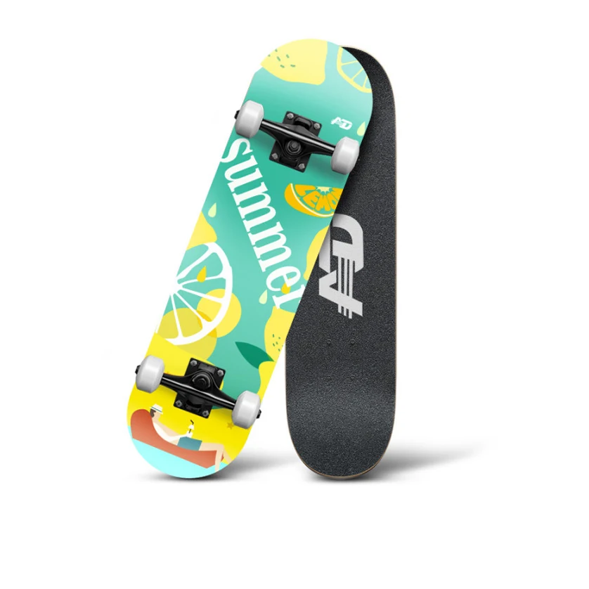 

High Elastic Wheel Longboard Skateboard for Beginners