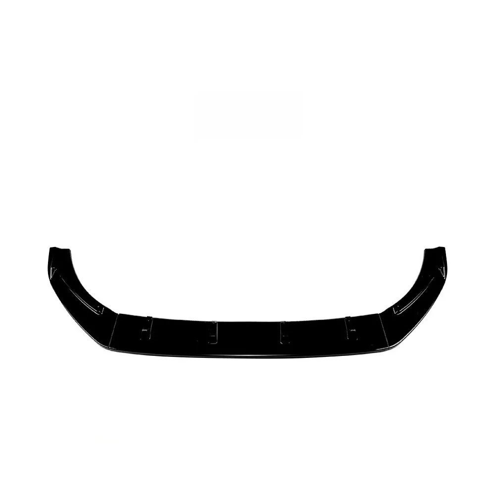 لسيارة VW Golf 7.5 MK7.5 - سبويلر شفة المصد الأمامي، مقسم ABS أسود لامع، سد هوائي على طراز OEM، طقم الجسم (الطراز القياسي)