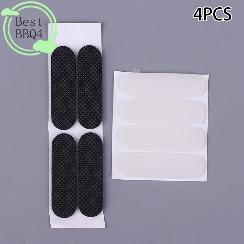 (BBQ4)4PC Black Rubber Feet Thickness 1.8mm Anti-slip Self-adhesive Silicone Shockproof Protective Pad For Keyboard Base Cabinet