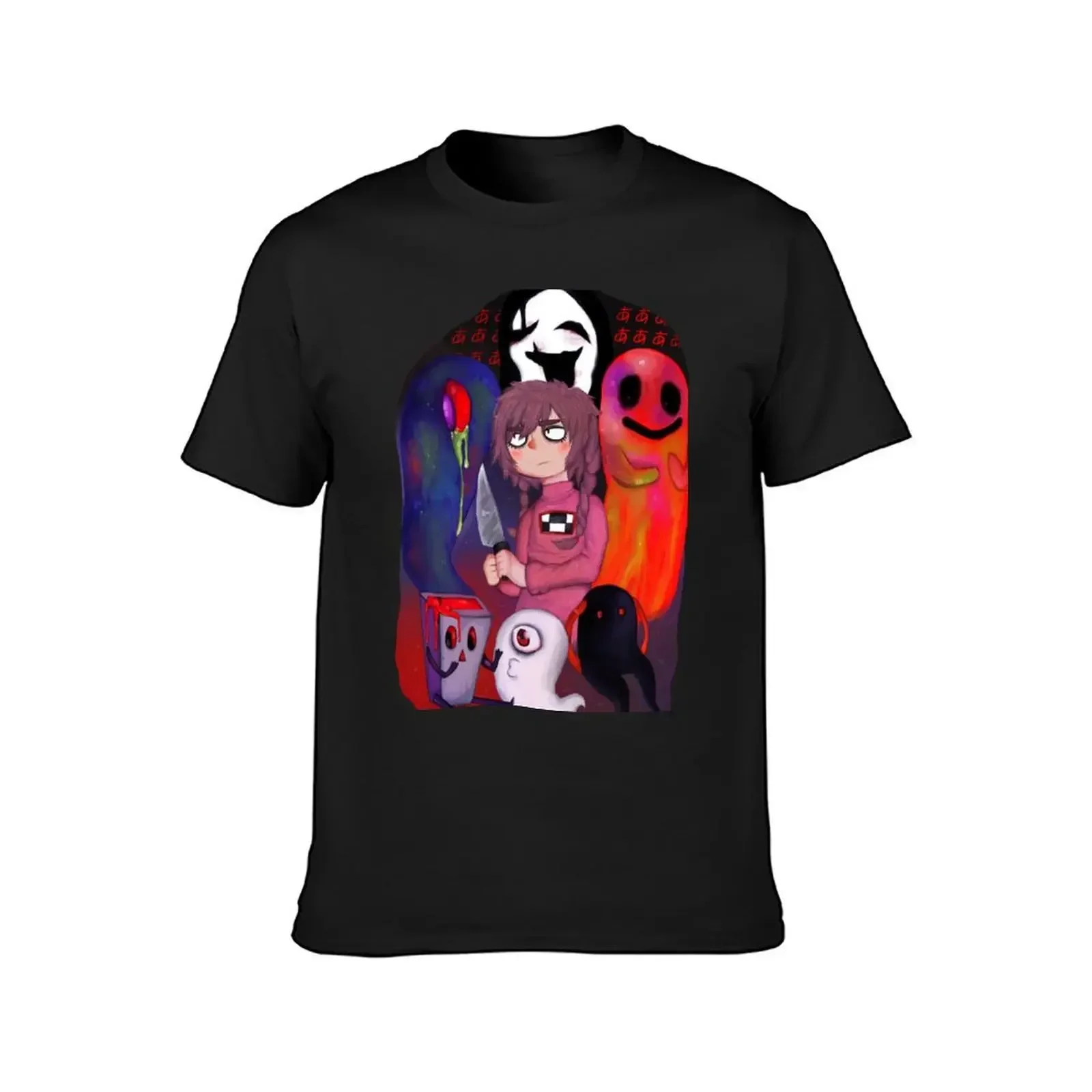 Yume Nikki T-Shirt for a boy customs vintage tops heavy weight t shirts for men