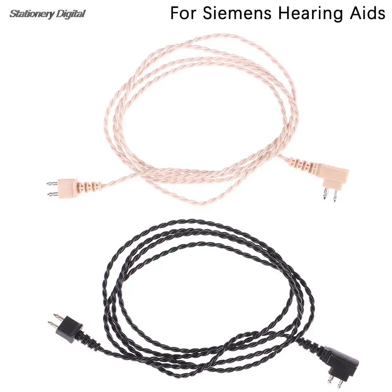 72cm Hearing Aid 2 Pin Cable Body Aids Unilateral Cord Wire for Siemens Pocket Hearing Aids