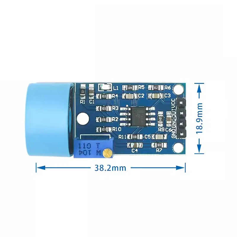 Módulo transformador de corriente Micro de precisión integrada, salida activa de CA monofásica de rango 5A, Sensor de corriente para Arduino