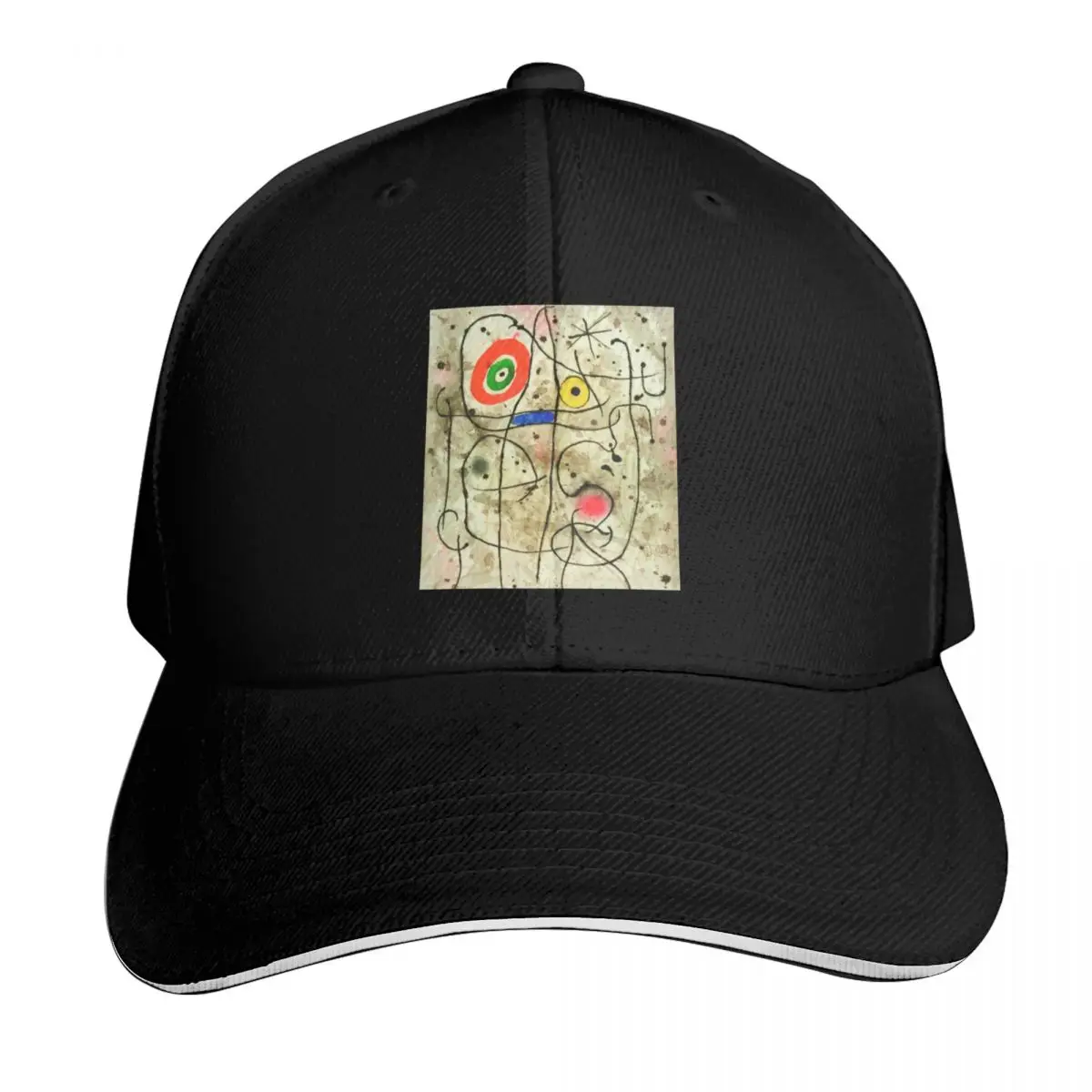 Chocolate Joan Miro Baseball Cap Strapback Dad Hat Six Panel Structured Crown Sun Protection UPF 50+