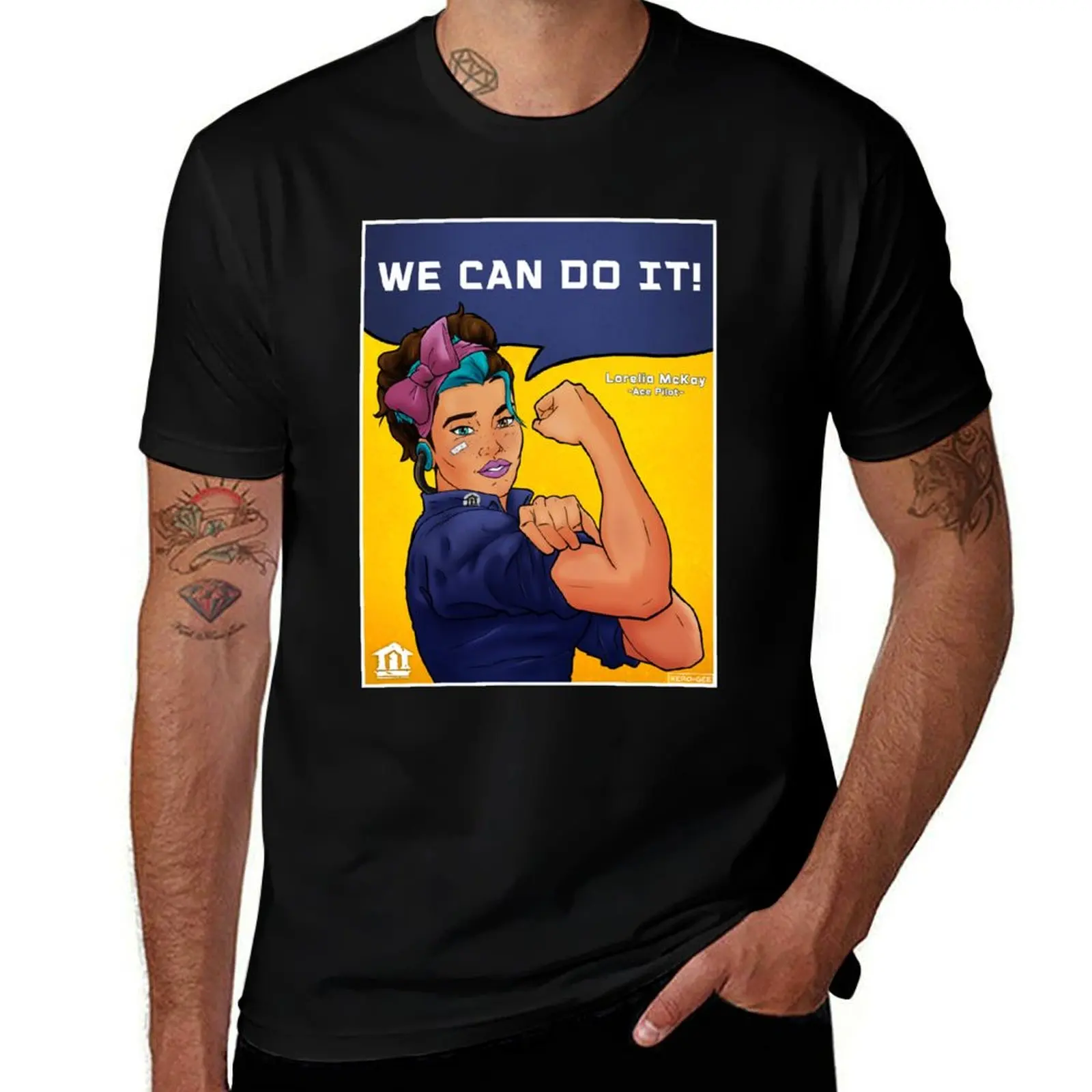 

Lorelia - We Can Do It T-Shirt vintage t shirts football t shirt anime figures customs design your own black t-shirts for men