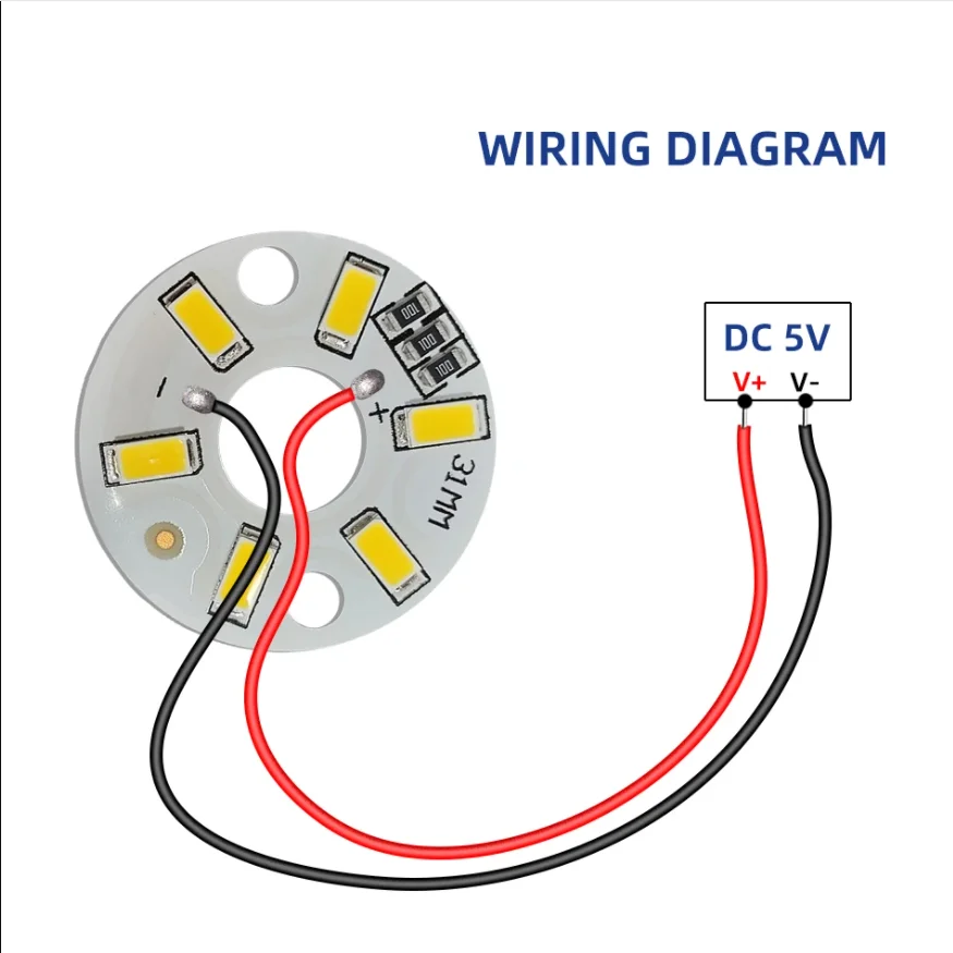 3W 5W 10W 30W LED Chip Board SMD 5730 DC 5V Dimmable Emitting Diode Bead Light Home LED Bulb Source Replaceable  Accessories