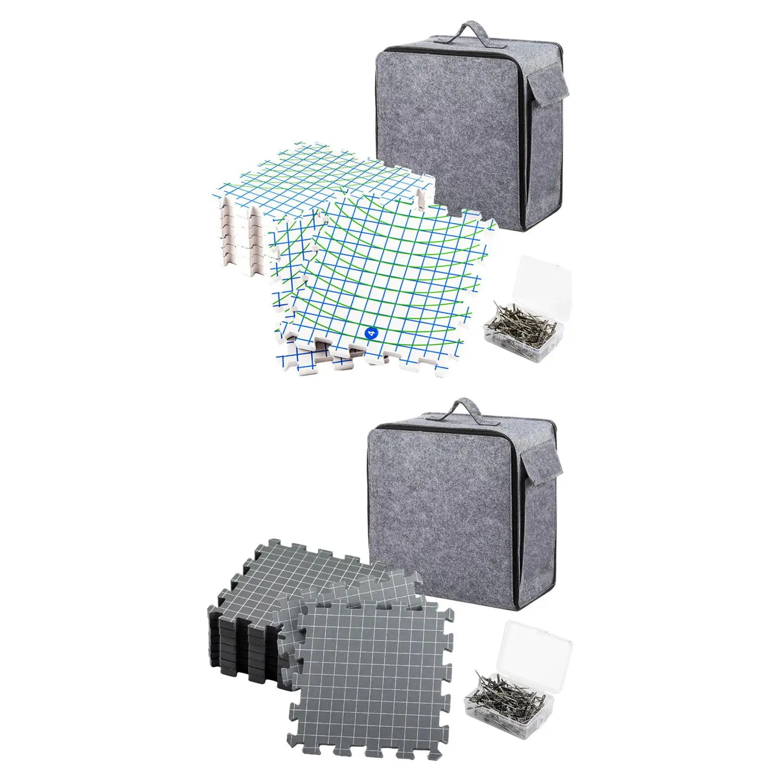 Blocking Mats for Knitting Extra Thick Durable Portable Knitting Mats for DIY Gift Needlework Knitting Lover Beginner Crochet