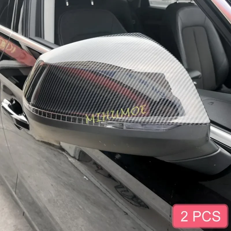 

Carbon Fiber Car Side Wing Rearview Mirror Cover Trim For 2017-2024 Audi Q5 SQ5 Sportback Q7 2023 2022 2021 2020 2019 2018