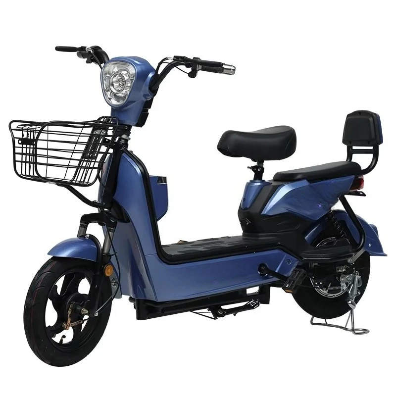 Handlebar and dashboard close‑up of moped