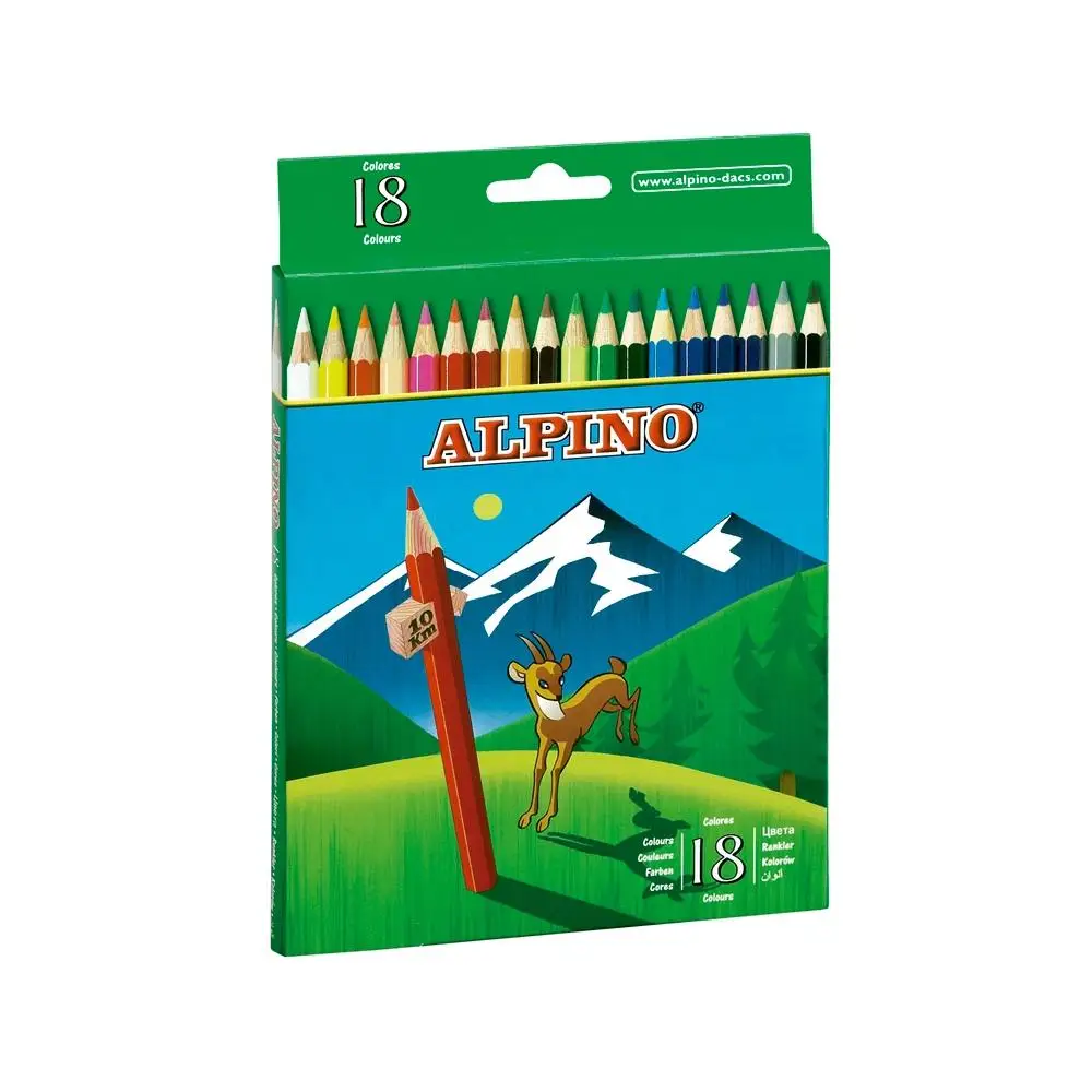 LAPICES ALPINO 18 COLORES