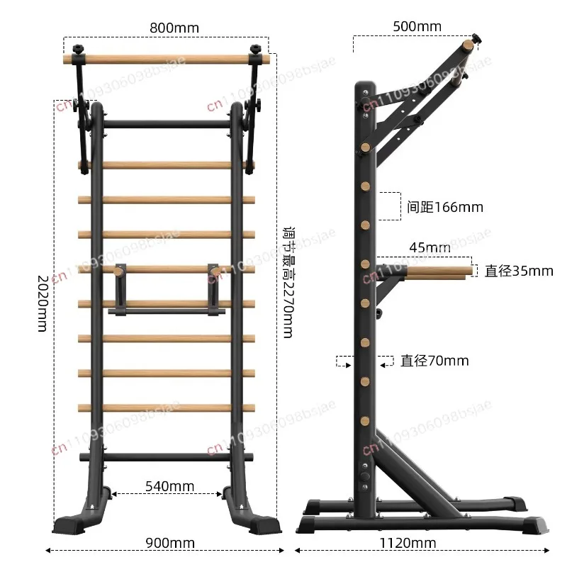 Training rib frame indoor horizontal bar children's household integrated trainer rehabilitation equipment multi-function