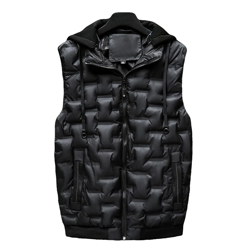 

Autumn Winter New Man Women Cotton Vest Jacket Sleeveless Down Waistcoat Jacket Male Casual Vest Coat Large Size 6XL 7XL 8XL