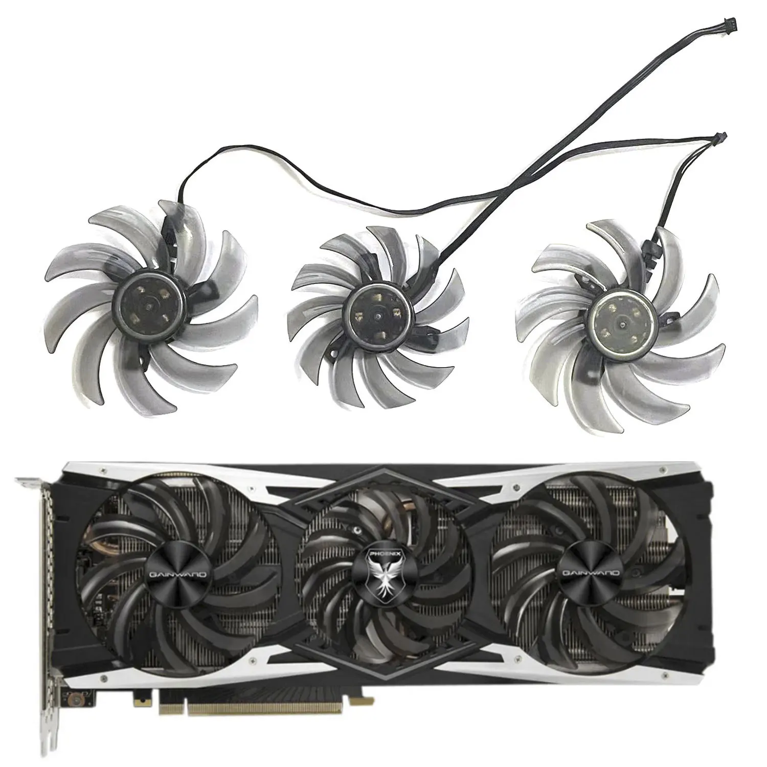 New FDC10H12S9-C FD7010H12S RTX2080 RTX2070 Video Card Fan for Gainward RTX 2080 2070 Phoenix /GS Graphics Card Cooler Fan