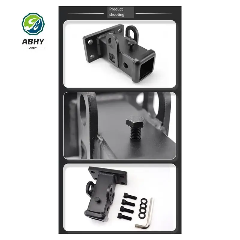 

ABHY-Car Parts Rear Bumper Trailer Hook Trailer Square Mouth Base For Tank 400