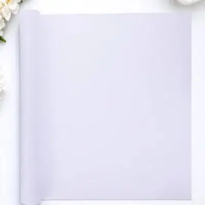 

2 рулона особо плотной, устойчивой к выцветанию белой бумаги для рисования, экологичная бумага для граффити, рисования, плакатов, поделок и упаковки