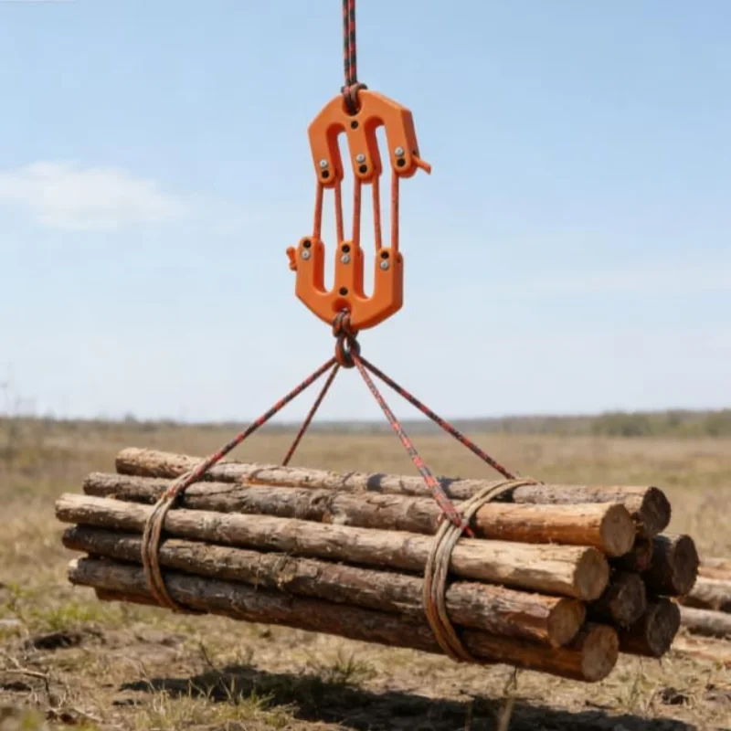 Garden Weather Station - Lightweight Portable Block And Tackle Hoist