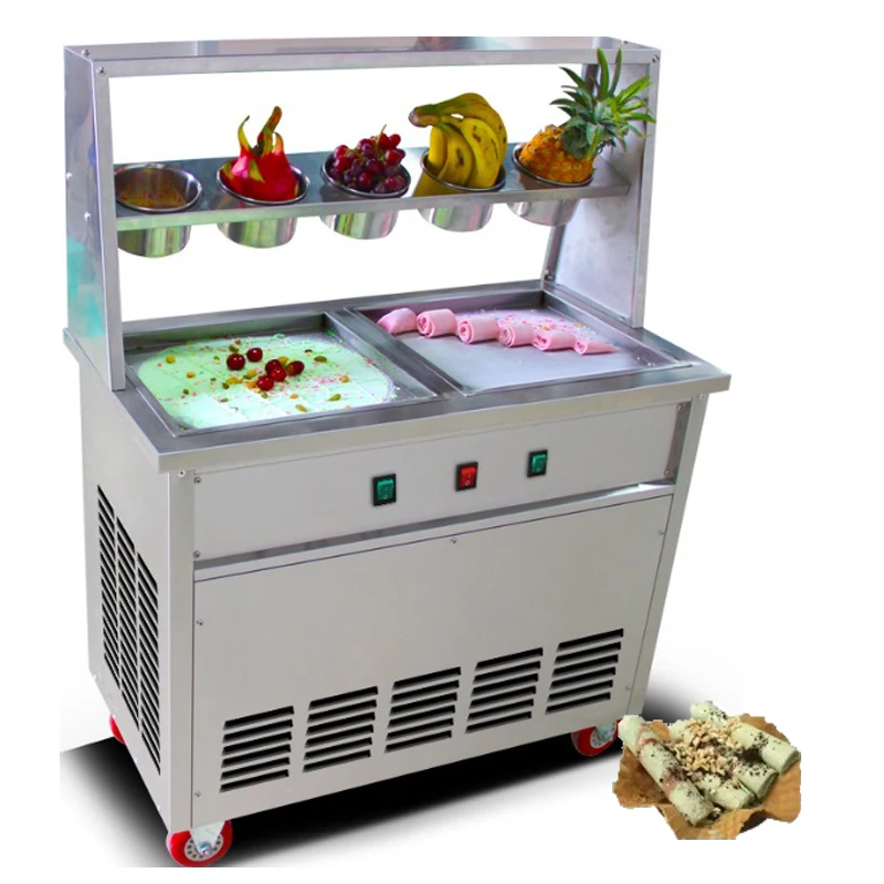 Good Efficiency Fried Ice Cream Rolled Ice Pan Frying Yogurt Machine