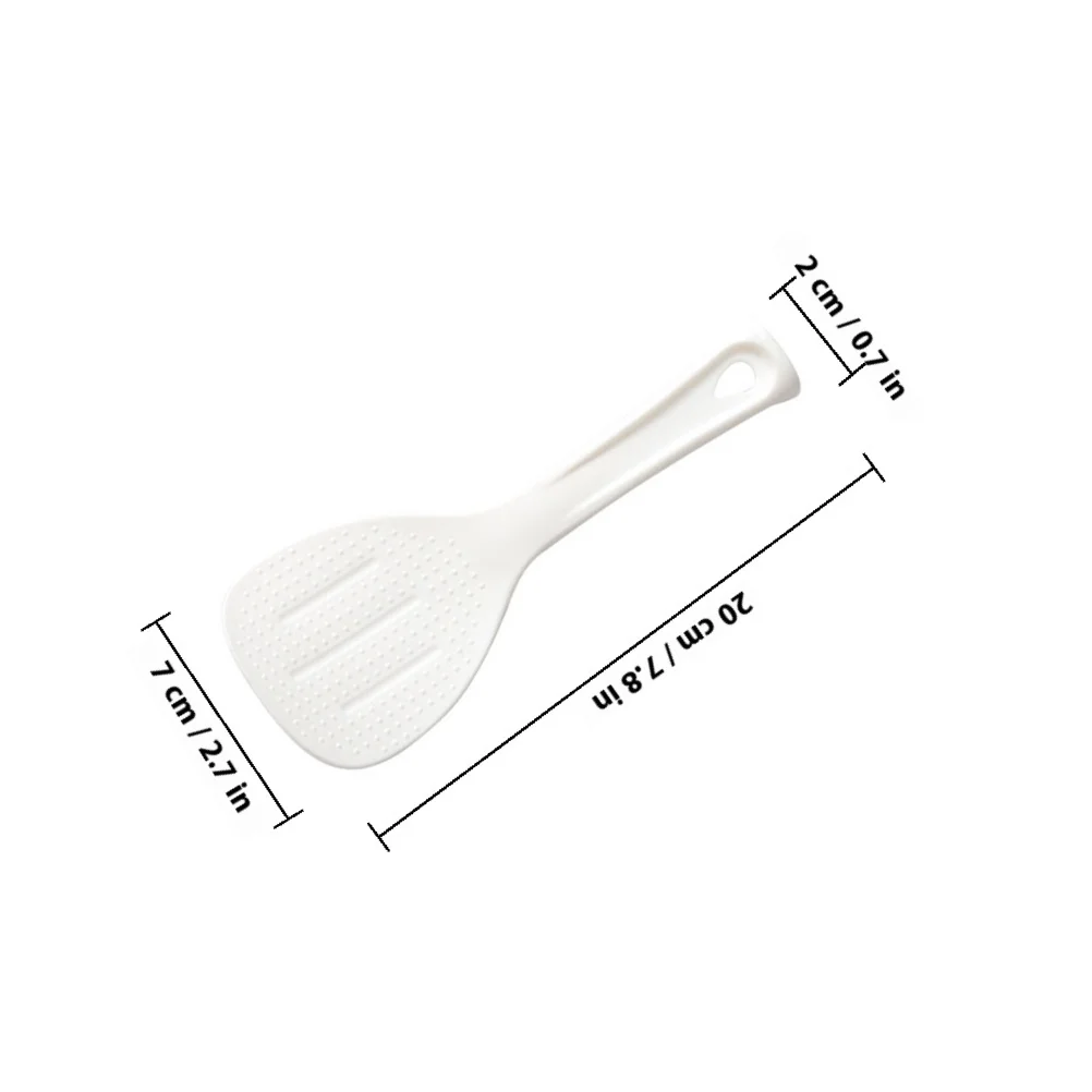 وعاء طبخ الأرز الكهربائي ملعقة مقاومة للاهتراء قابلة لإعادة الاستخدام غير عصا المطبخ الأرز مجداف مريحة المنزلية مغرفة البلاستيك تخدم