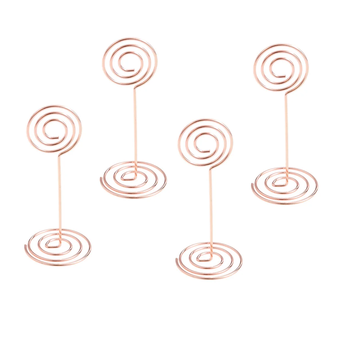 12 Pcs Place Card Holders for Tables Menu Clips Reserved Signs Wedding Metal Photo