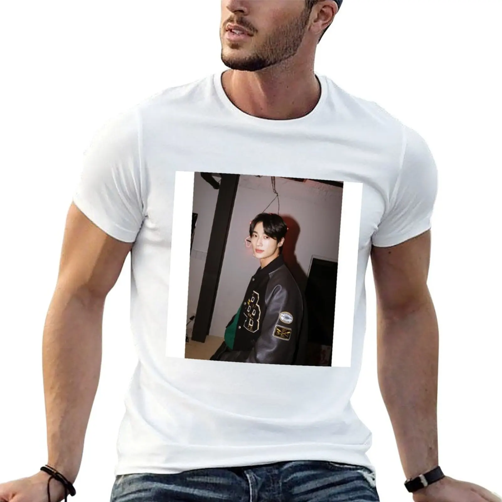 Byeon Woo-seok T-Shirt Stretch Fabric Comfort T-Shirt