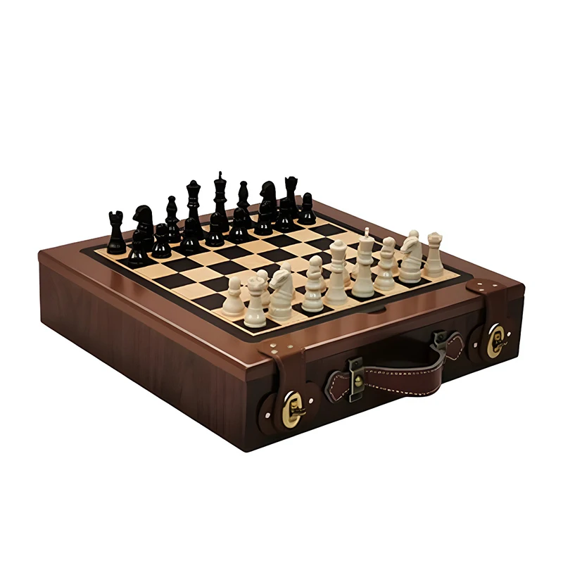 

12 in 1 Board Games Wooden Checkers Chess Set Creative Funny Family Table Games Checkerboard Cool Table Game Children Toys Gifts