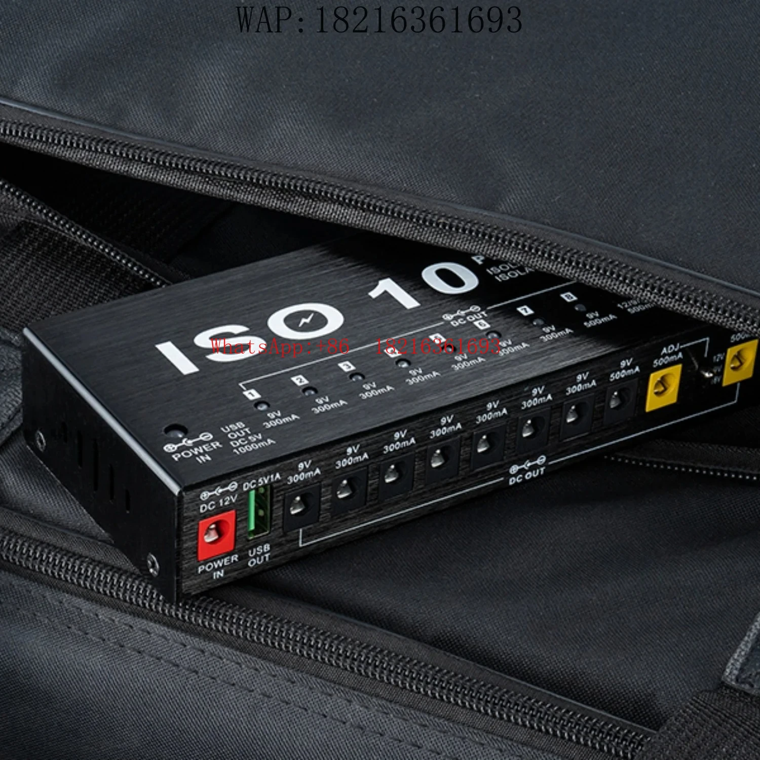 Suitable for 9V 12V 18V Protected Guitar Accessories, Guitar Effects, Pedal Power Isolation, DC Output/5V