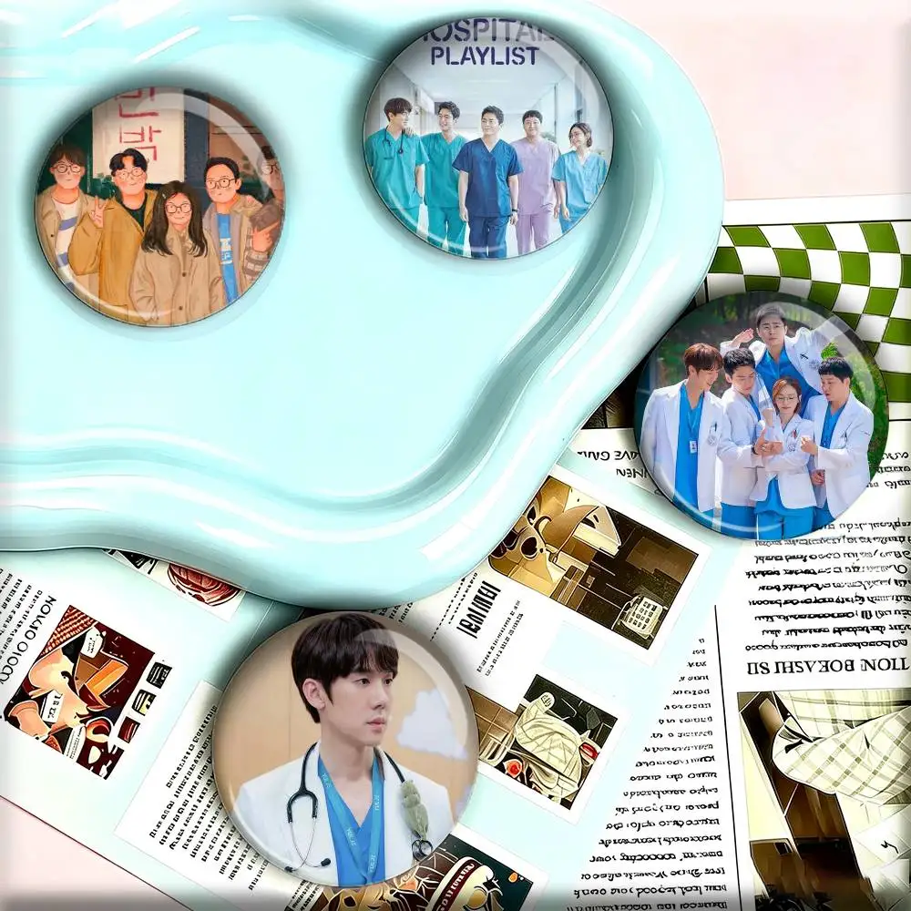 H-Hospital Playlist TV 25mm 32mm 44mm 58mm 75mm Brooches Badges Pins for Accessories Gift