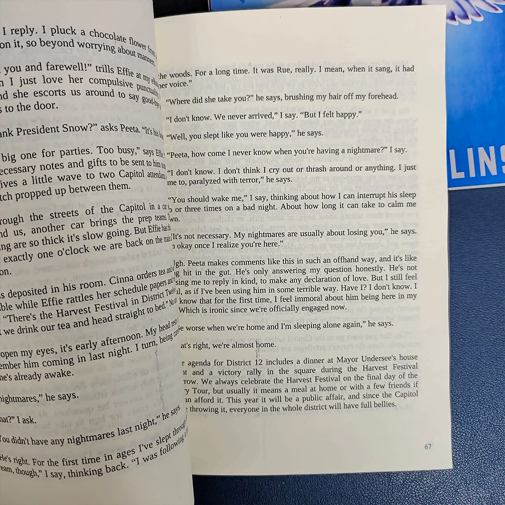 1 كتاب ألعاب الجوع 1/2/3/4 في كتب الروايات الإنجليزية #6