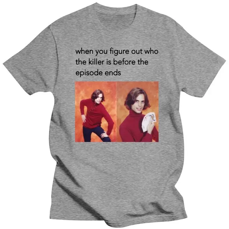 Nova chegou camisa de mentes criminosas-mentes criminais camisa spencer reid-spencer reid camisa de algodão fitness plus size camiseta