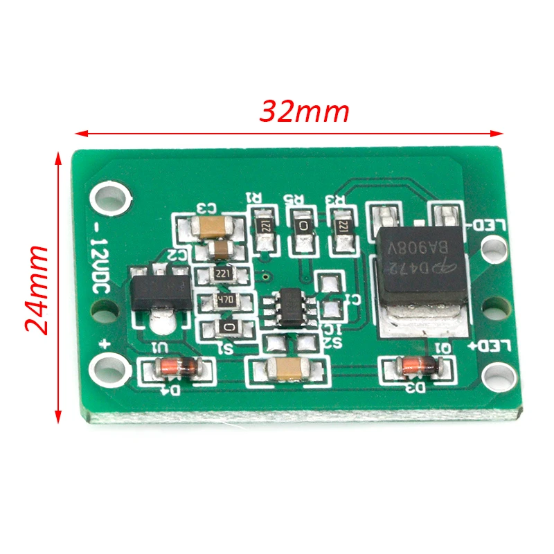 12V Capacitive Touch Switch Sensor Module Push Button Touching Key Module Jog Latch With Relay DC 6-20V 3A TTP223 module