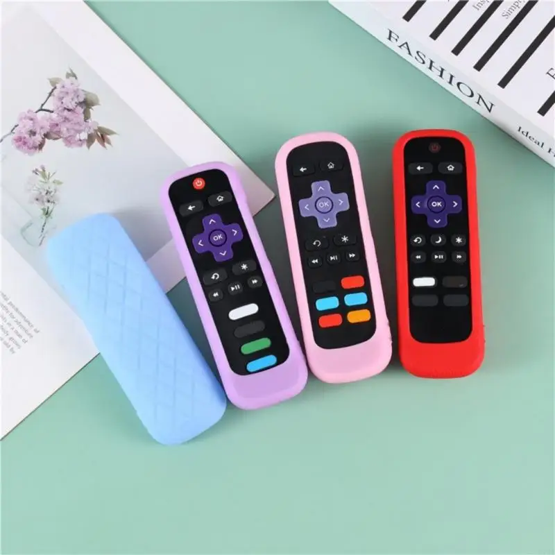  Silicone Remote Case Shock Absorbing Structure Ergonomic Texture Enhancing Drop Resistance Washable Remote Protectors