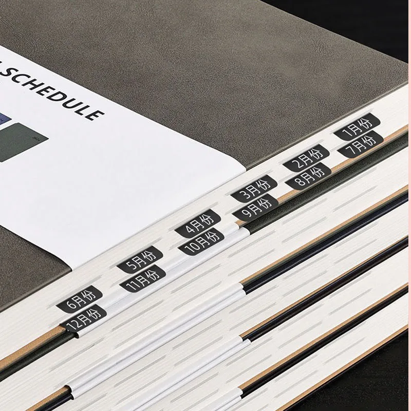 2025 schedule book A5 calendar book A4 notebook Simple Journal Sketchbook Student Office Notebook Schedule Notepad Stationery