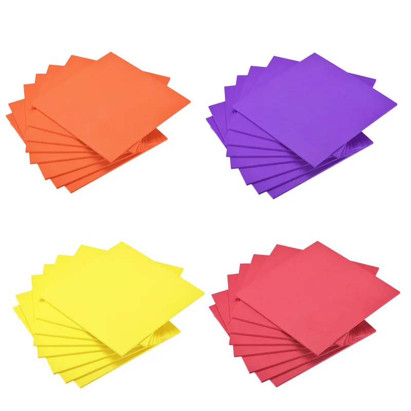 8pcs 3/5mm Thick EVA Foam Sheets Spone Foam 10x10 Inch Craft Eva Sheets DIY Handmade Model Making Material