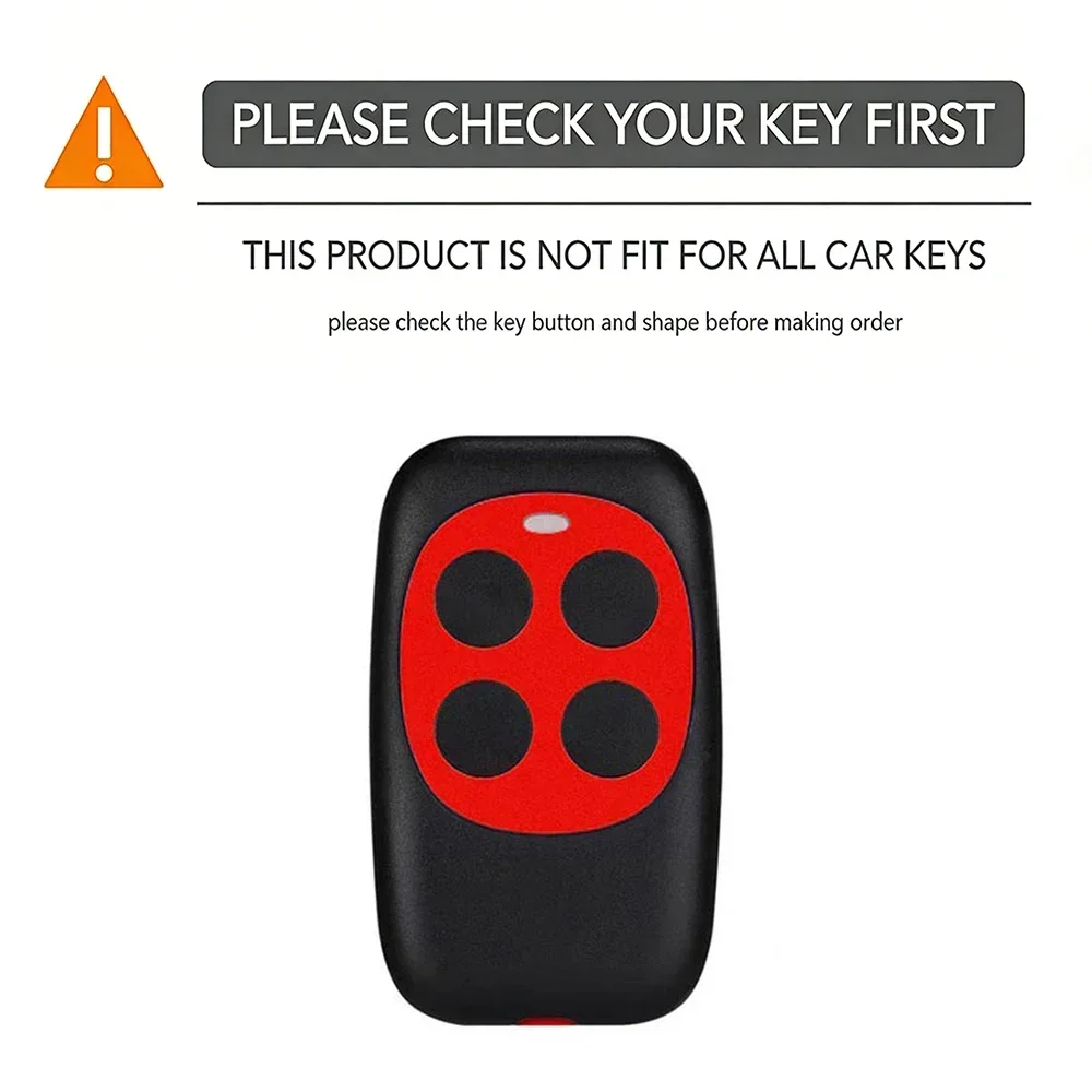 Silicone 4 Keys Colorful Remote Control RF Wireless Copy Code Remote Electric Cloning Gate Garage Door Auto Keychain for Home