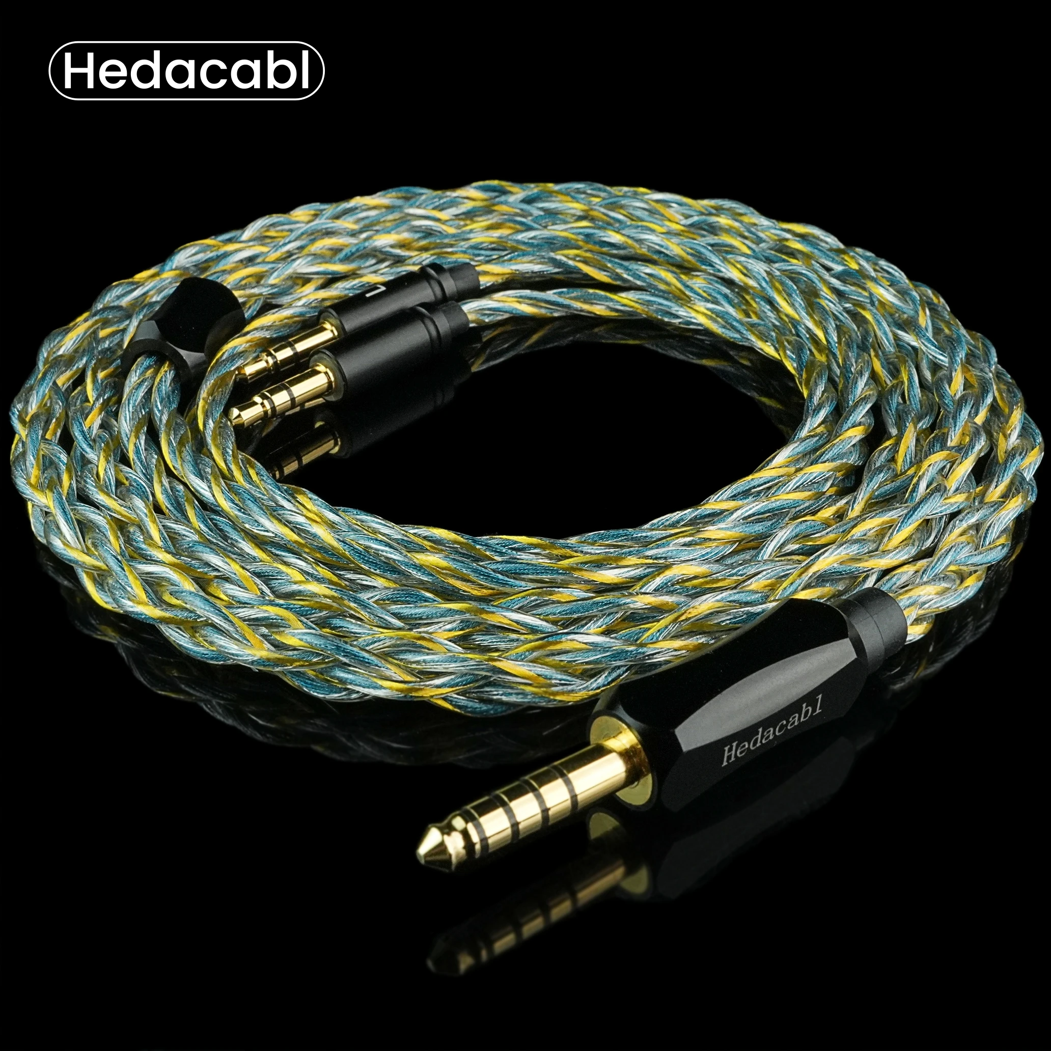 

HiFi Upgrade Cable Dual 3.5mm for Sennheiser Beyerdynamic Hifiman Denon Sony Crosszone Over-Ear Headphones Replacement Cable