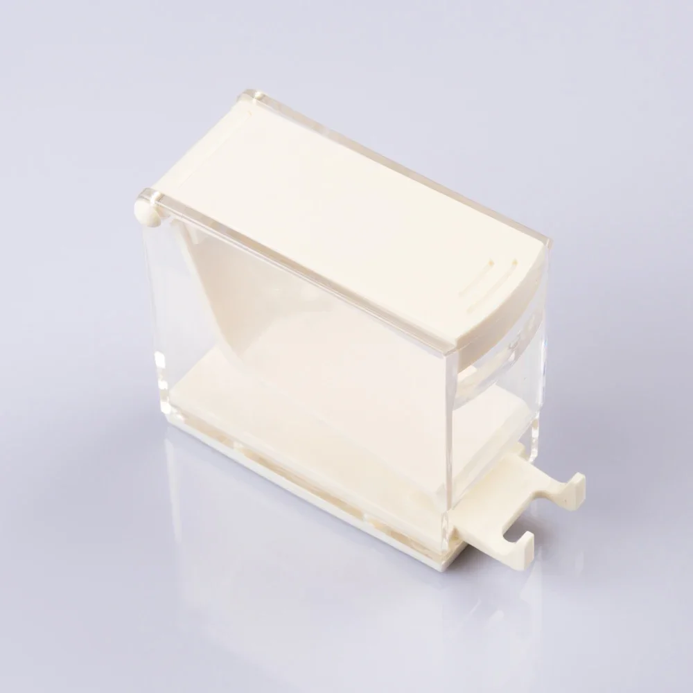 Dental Supplies Press Type Dental Cotton Roll Dispenser Holder Press Type Box Green Purple White