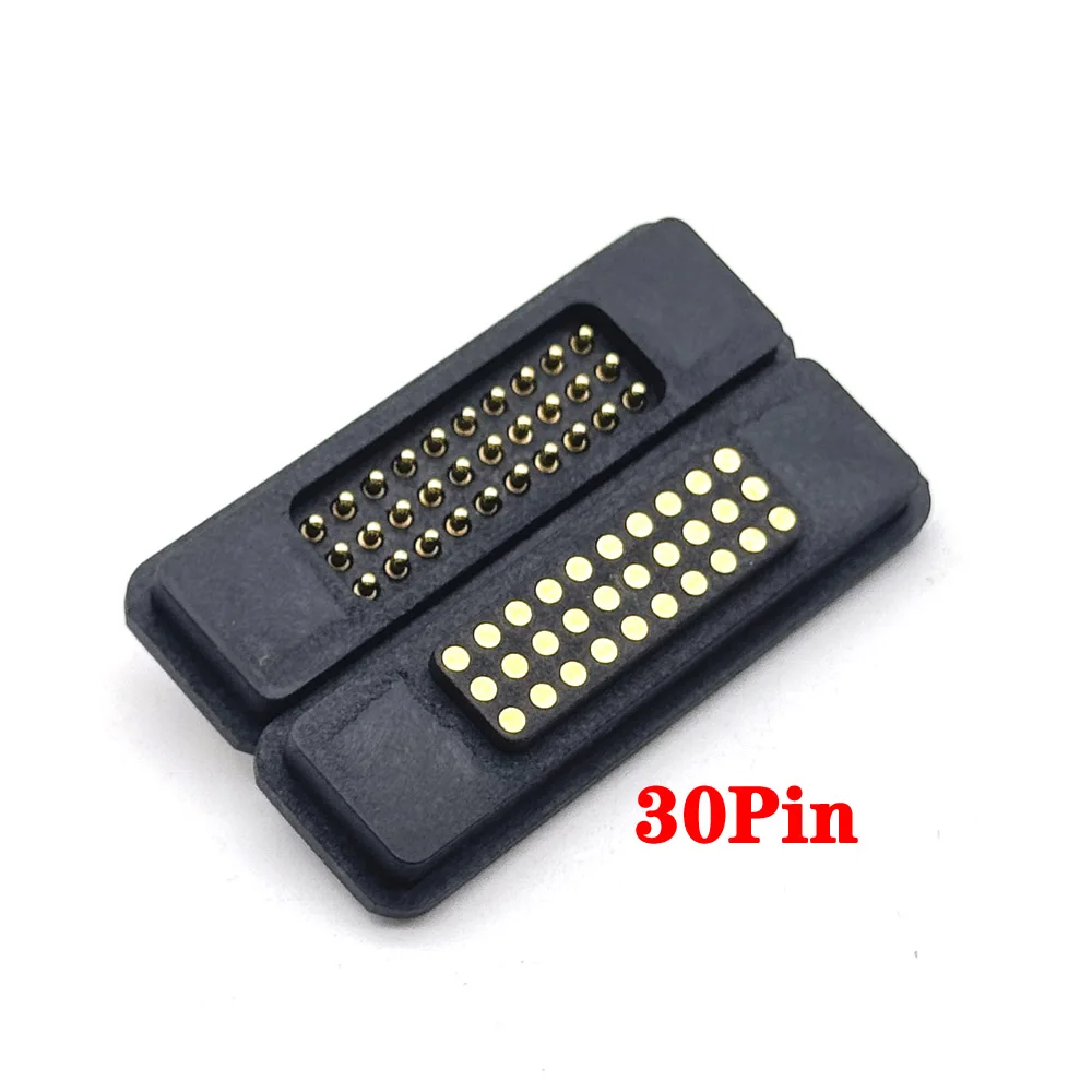 

1Pair 30Pin 2A Magnetic Pogo Pin Connector Pogopin Male Female 2.54 MM Spring Loaded DC Magnet Connector Power Socket