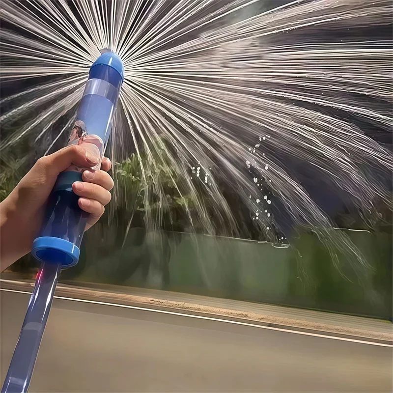Pistolet à eau en plastique pour enfants, feu d'artifice, jouet, canon à eau dispersé pour la combat aquatique, accessoires de photographie Surprise extractibles
