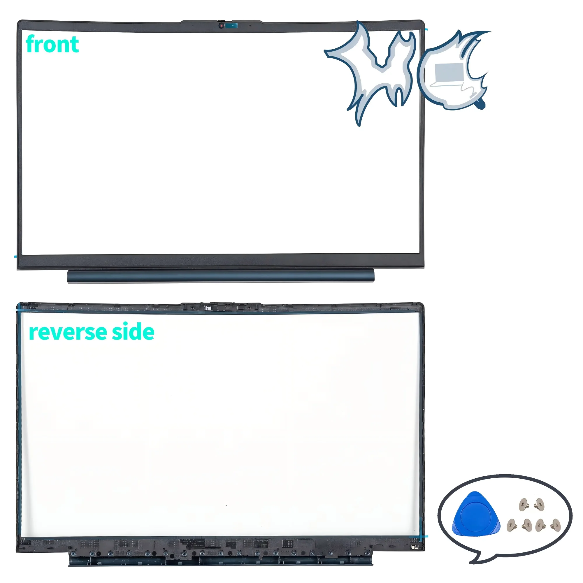 Nieuwe Case Voor Ideapad 5 15IIL05 15ITL05 15ARE05 15ALC05 LCD Back Cover Screen Deksel Voorkant Scharnieren Palmsteun Bodem Shell