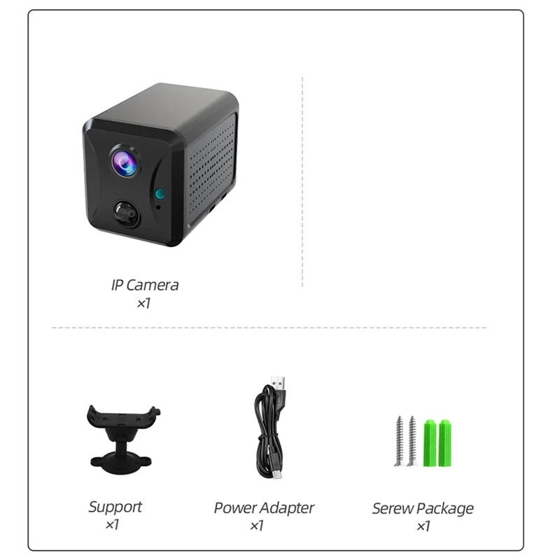 Камера видеонаблюдения 5MP Wi-Fi домашняя камера наблюдения домофон PIR инфракрасное обнаружение мини-камера детской безопасности IP-камера