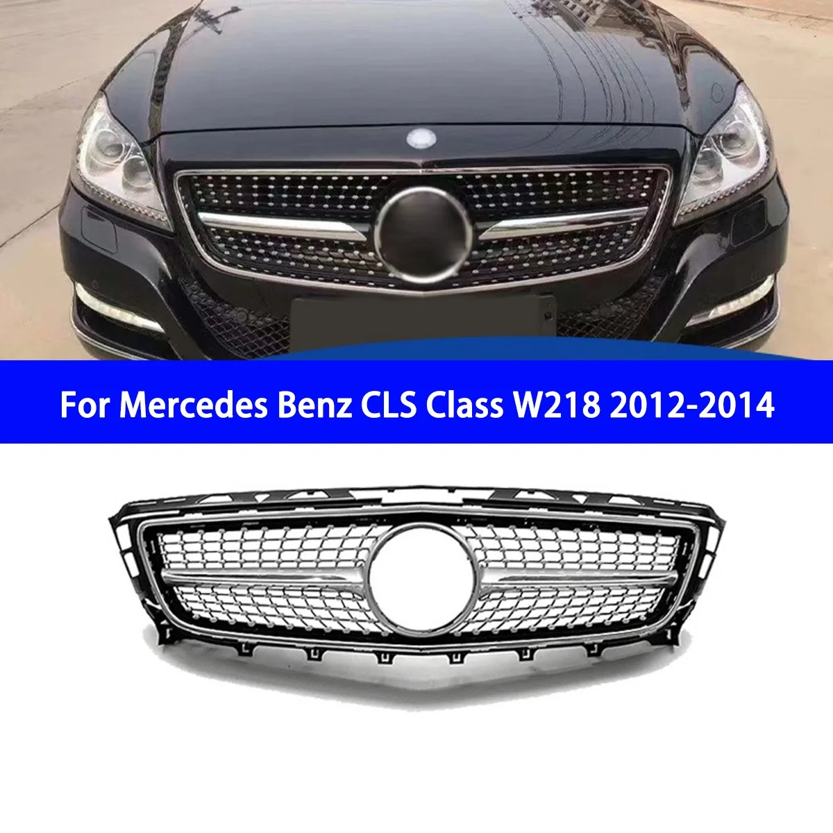 

Suitable for Replacing The Original Car of Mercedes Benz CLS Class W218 2012-2014 Modified Starry Sky Grille