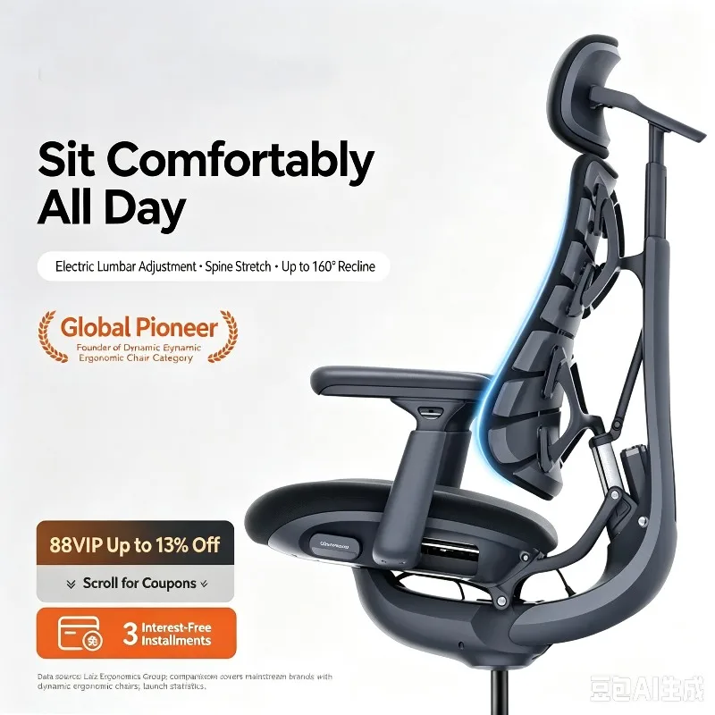 2026 Classic Leisure LiberNovo Dynamic Ergonomic Chair OC1 Ergonomic Chair Computer Chair Office
