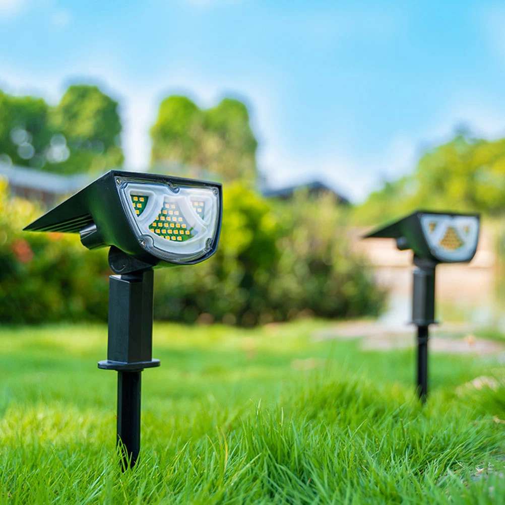 

Solar Lawn Light Lamp Outdoor Spotlight Projection Garden LED Lighting Tool Powered Lights