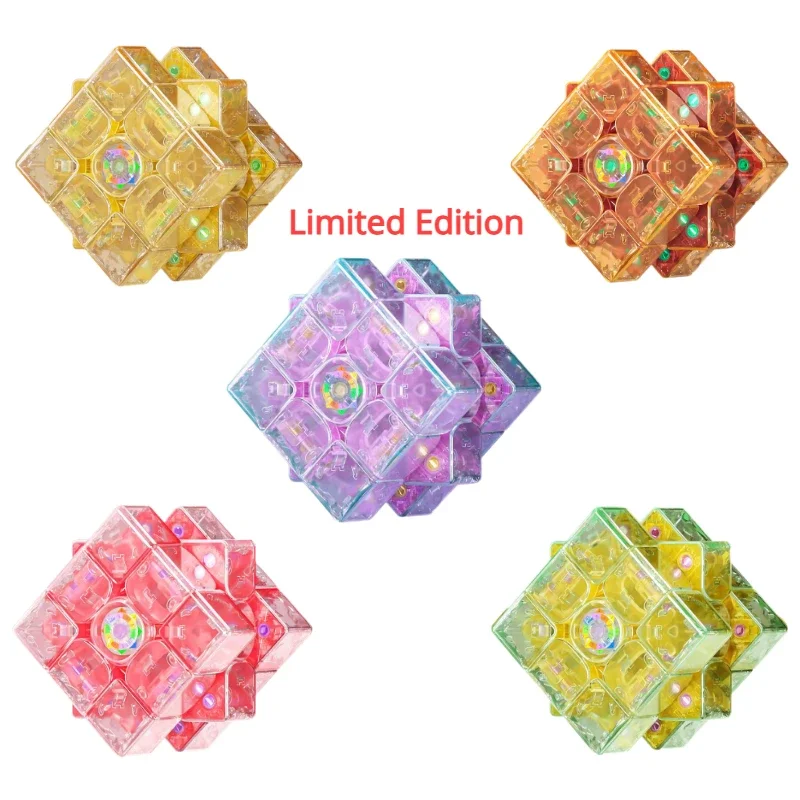 

Limited Edition 3x3 Cube QiYi Cube Tornado V3 Magnetic 3×3 Maglev Cube 3x3x3 Professional Collection Puzzle Cubo