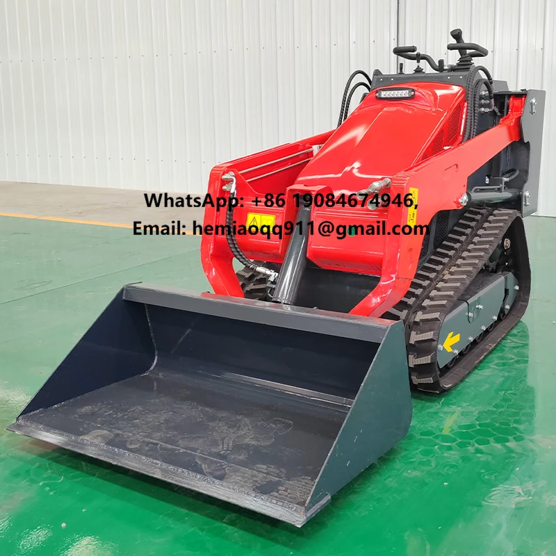 New Arrival Mini Skid Steer Loader China 800kg Rated Load EPA Certified Kubota Euro5/EPA Engine Hydraulic Pump Popular Crawler