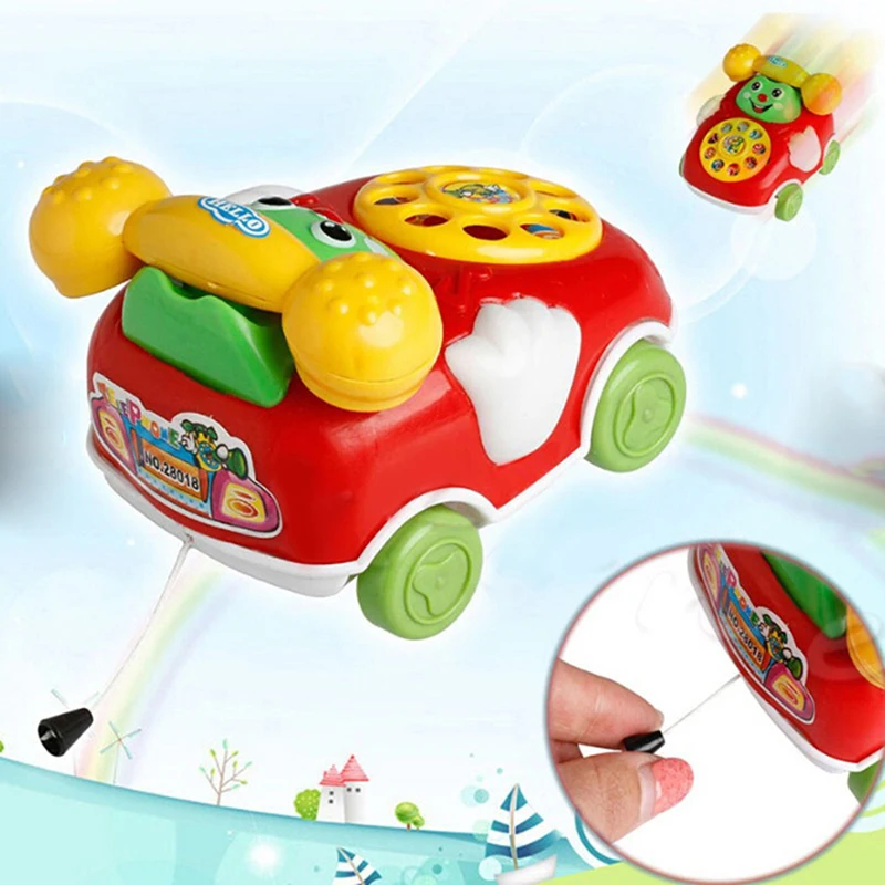 1Pc Cute Baby Musical Phone Toys Interactive Baby Phone Toy With Piano Music Toddlers Early Learning Educational Montessori Toys