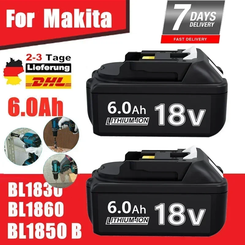 BL1850 do akumulatora Makita 18 V akumulator litowo-jonowy 18650 odpowiedni do elektronarzędzi Makita BL1860 BL1830 LXT400