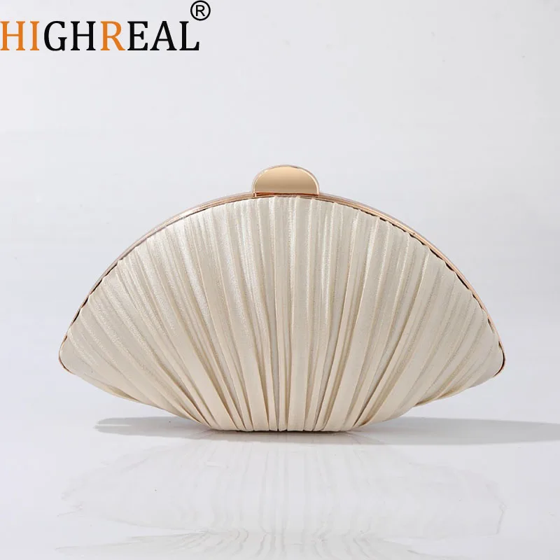 

Новые модные белые вечерние сумки из ракушек для женщин, банкетная вечеринка, клатч, модная темпераментная сумка на плечо в форме ракушки Femme