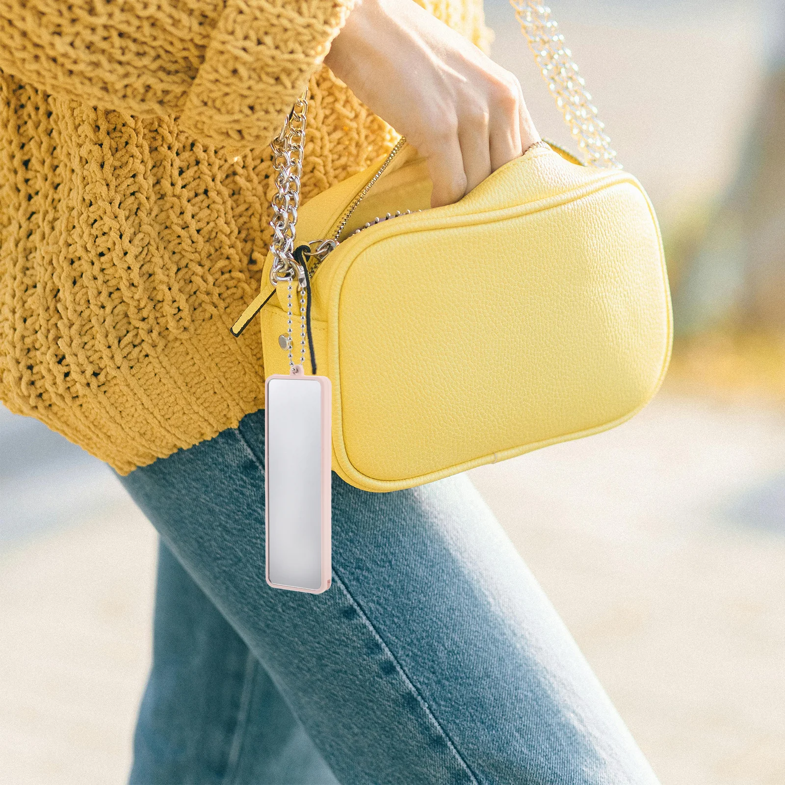 

3Pcs Mini Foldable Makeup Mirror Comb Set Portable Compact Pocket Brush Small Handheld Makeup Mirror Hair Styling Tool Travel